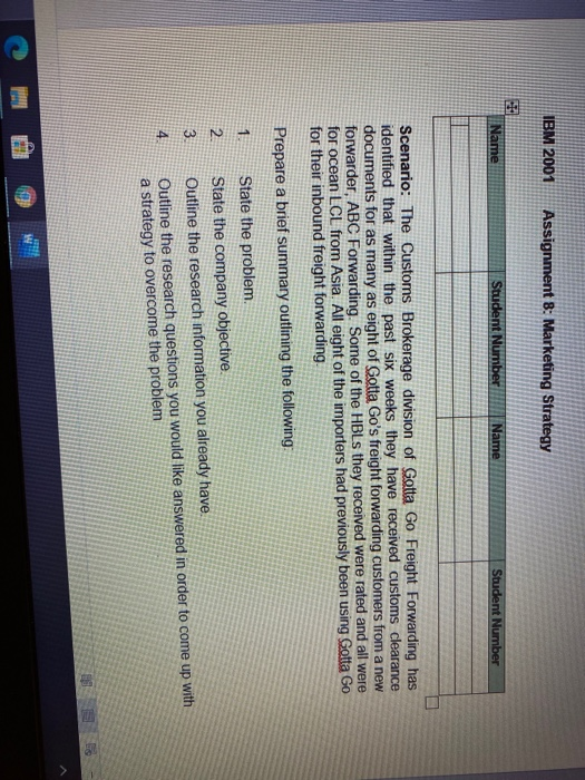 please answer this case asap IBM 2001 Assignment