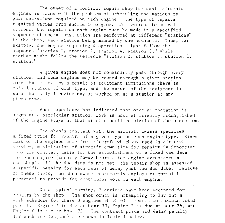 Solve for SEQ ABC The owner of a contract repair