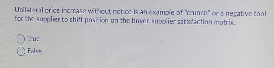 one question from supply chain please help me to