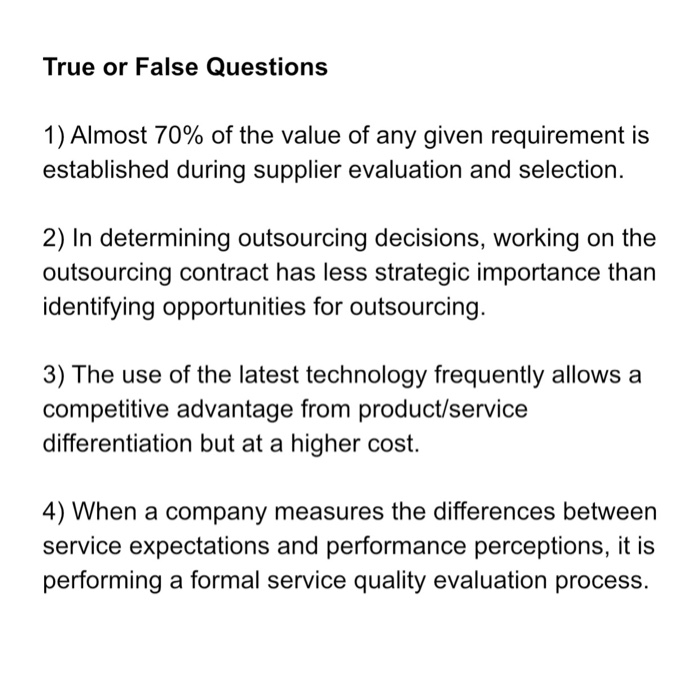 True or False True or False Questions 1) Almost