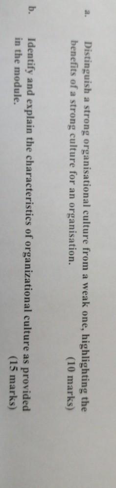 Elaborate more on a question for 25 marks a.