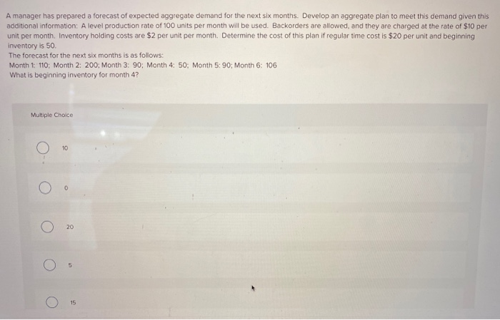 can i get help w this problem please ? A manager