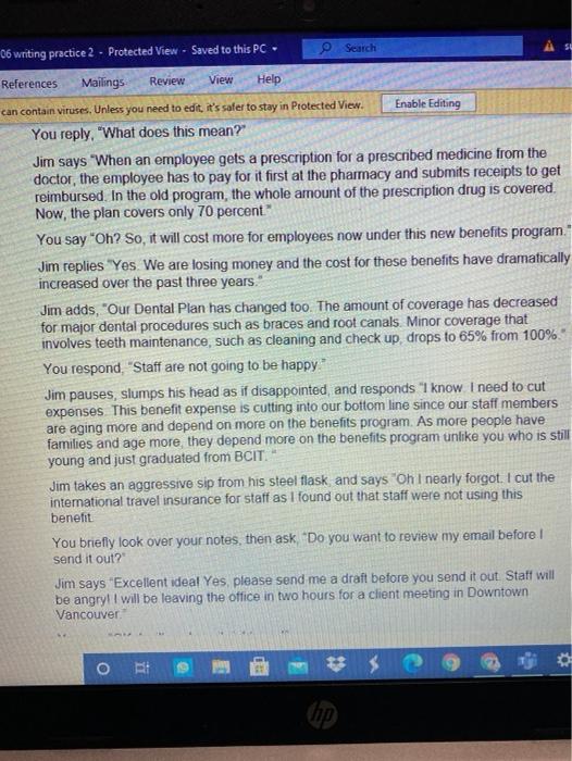 plz do it asap COMM 1106 writing practice 2 -