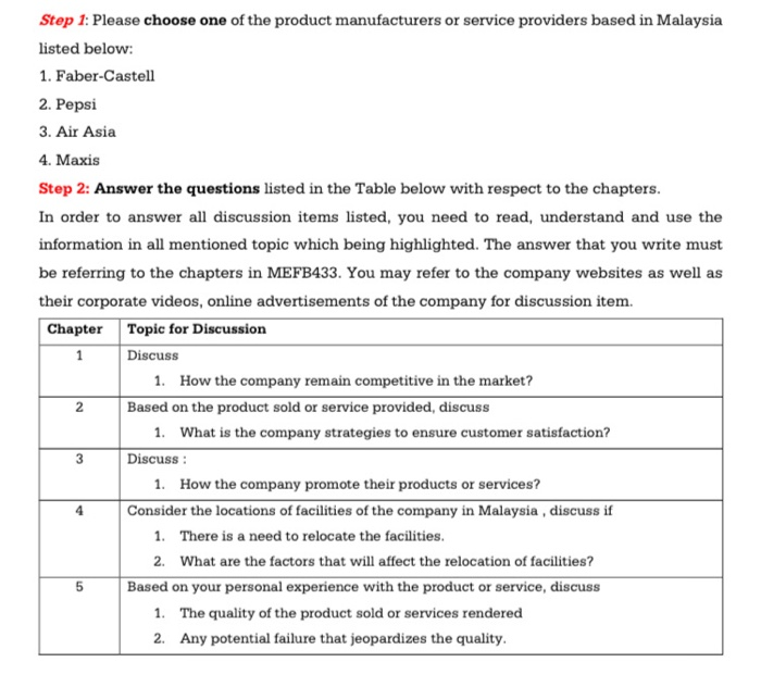product: Pepsi chapter 4: Based on your personal