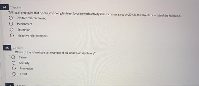 21 25 points The forces within a person that