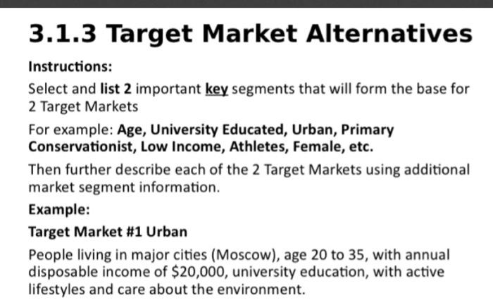 use two key segments as first is income and
