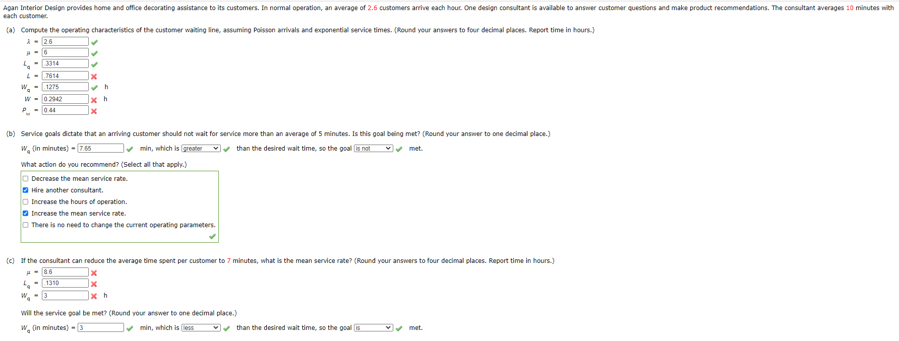 JUST NEED HELP WITH WRONG ANSWERS PLEASE Agan