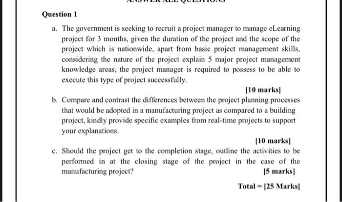 Question 4 a. There is an exhibition to showcase