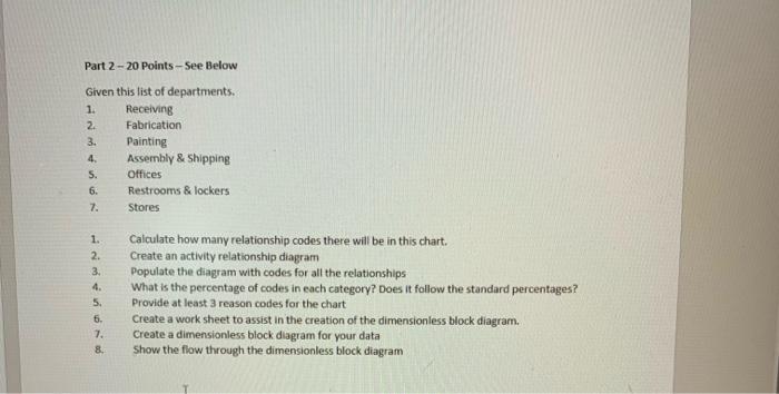 i need help with questions 5-8 Part 2 - 20 Points