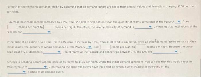 9. Application: Elasticity and hotel rooms The