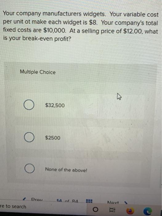 Order getters Multiple Choice O usually handle