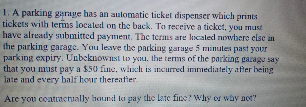 . it is a csnadian bussiness law subject 1. A