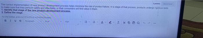 2 points The correct implementation of new