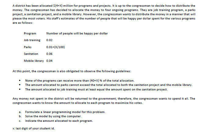 GIVEN X = 1 can we take x as 1 for student id