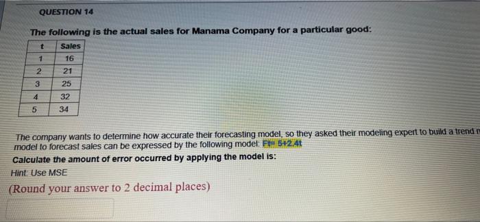 solve the tables Question: Consider the following