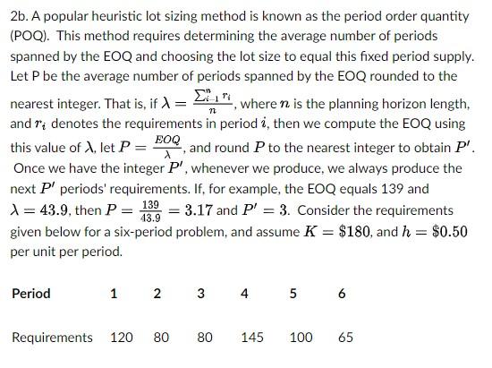 What is the EOQ value? P' = ? What is the total