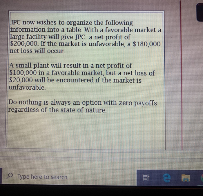 JPC now wishes to organize the following