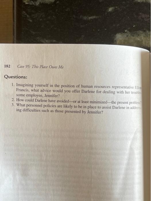 VES ME with her." Primary Topic-Employee Problem