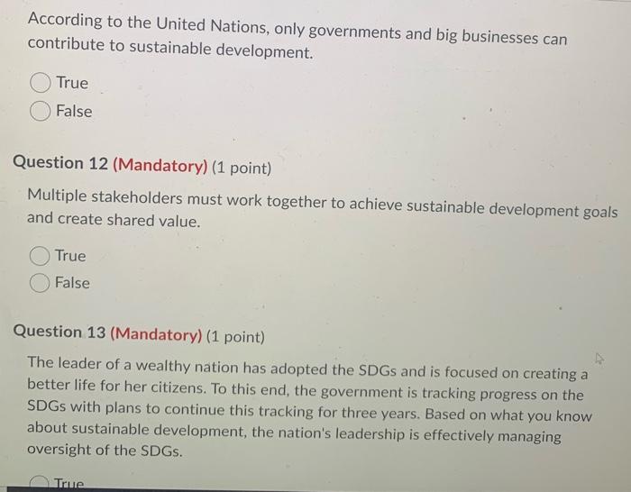 According to the United Nations, only governments