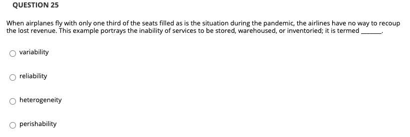 QUESTION 24 What is the correct sequence of