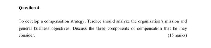 Terence is the newly recruited Human Resources