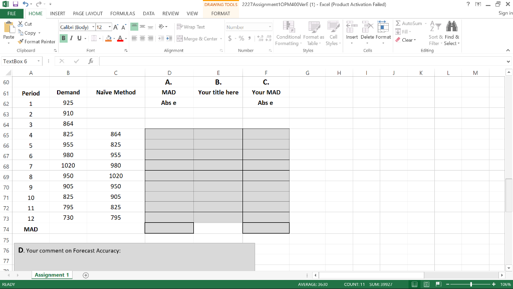 Below is the actual demand for electrical boxes