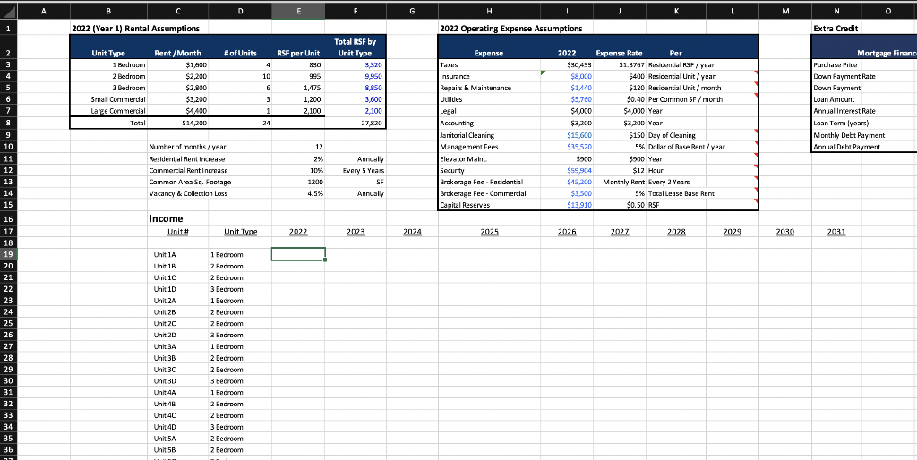 In cell E19, enter a VLookup function to