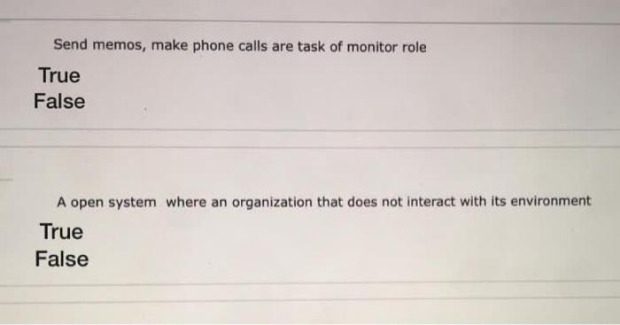 Send memos, make phone calls are task of monitor