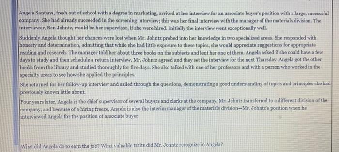 Angela Santana, fresh out of school with a degree