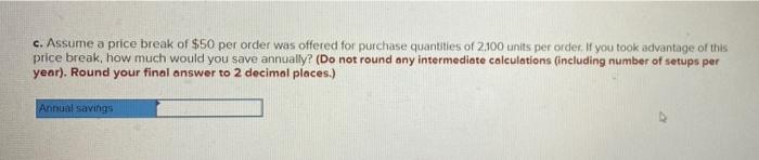 Given the following information, formulate an