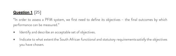 the module is public sector financial management