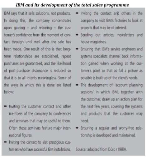 1. Looking at the IBM case below identify how the