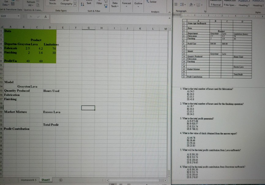 How to do the formulas in excel to get the