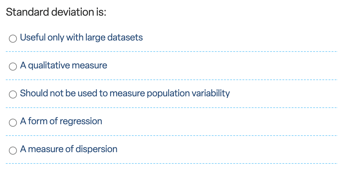 Subject: Research Marketing Standard deviation