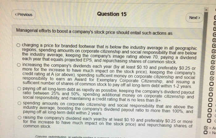 < Previous Question 15 Next  style=