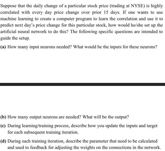 Suppose that the daily change of a particular