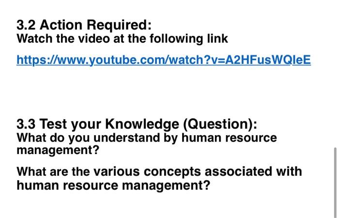 dont copy and paste please 3.2 Action Required: