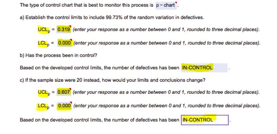 Please help answer the highlighted questions with