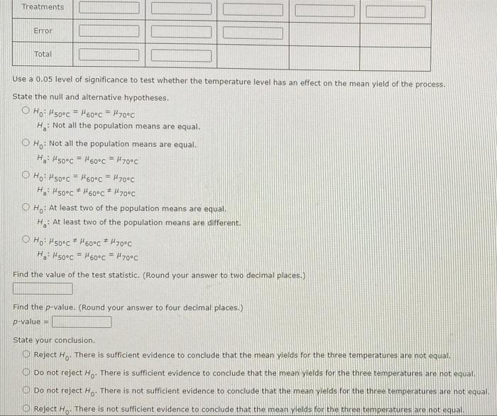 To study the effect of temperature on yield in a