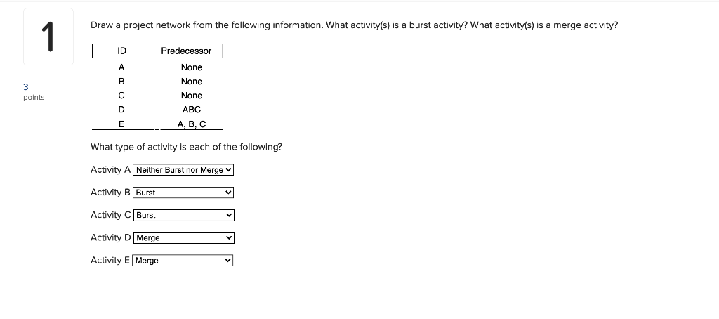 Please help only have 1 try! Draw a project