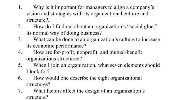 1. 2. 3. 4. Why is it important for managers to