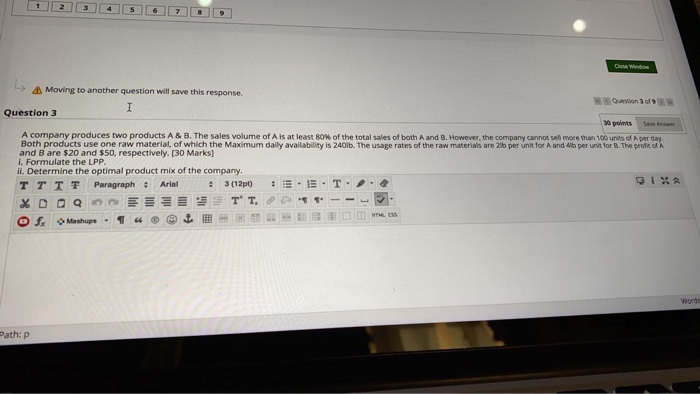 Co We A Moving to another question will save this