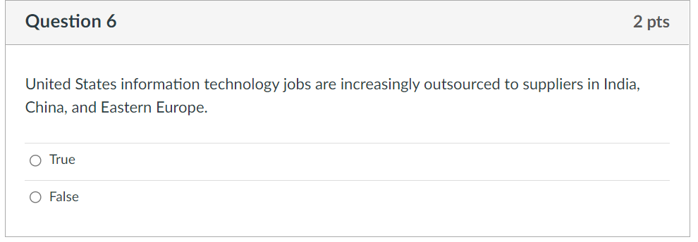 Question 1 2 pts A key function of managers in
