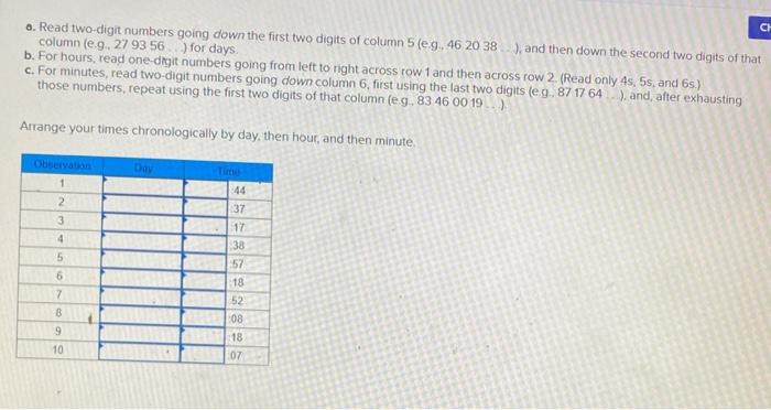 A work sampling study is to be conducted on rush