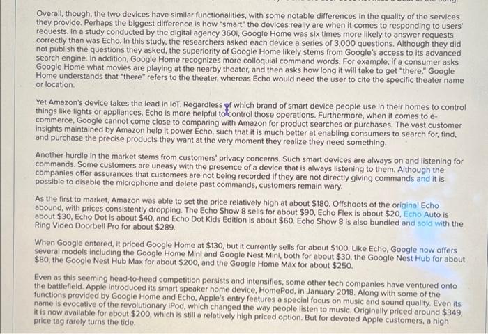 of 5 Amazon Echo Versus Google Home (and Don't