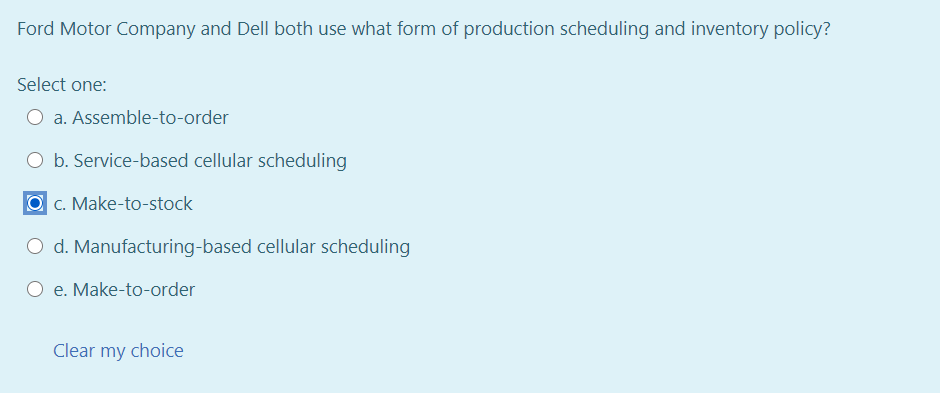 Ford Motor Company and Dell both use what form of
