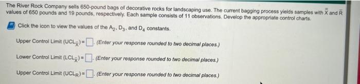 The River Rock Company sells 650-pound bags of