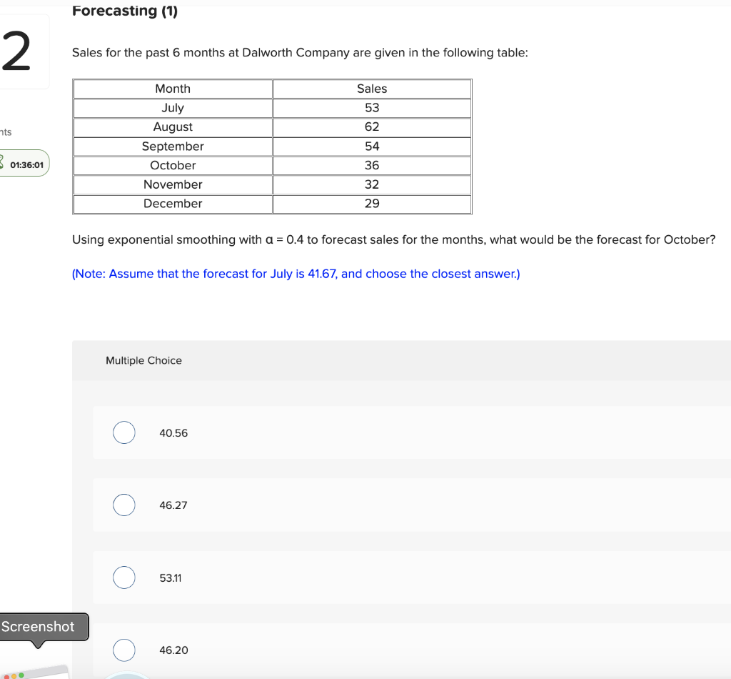 Consider the following project: What is the