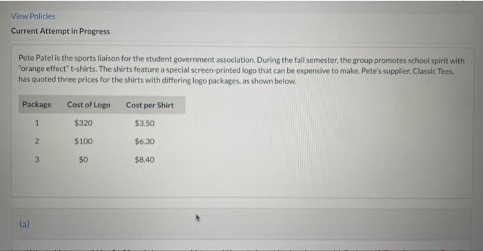 Pete Patel is the sports liaison for the student