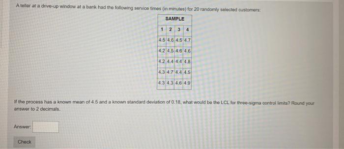 Ateller at a drive-up window at a bank had the